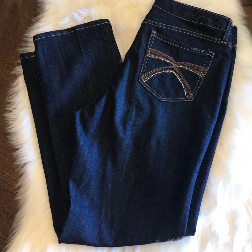 Women’s Seven 7 dark washed jeans size 14